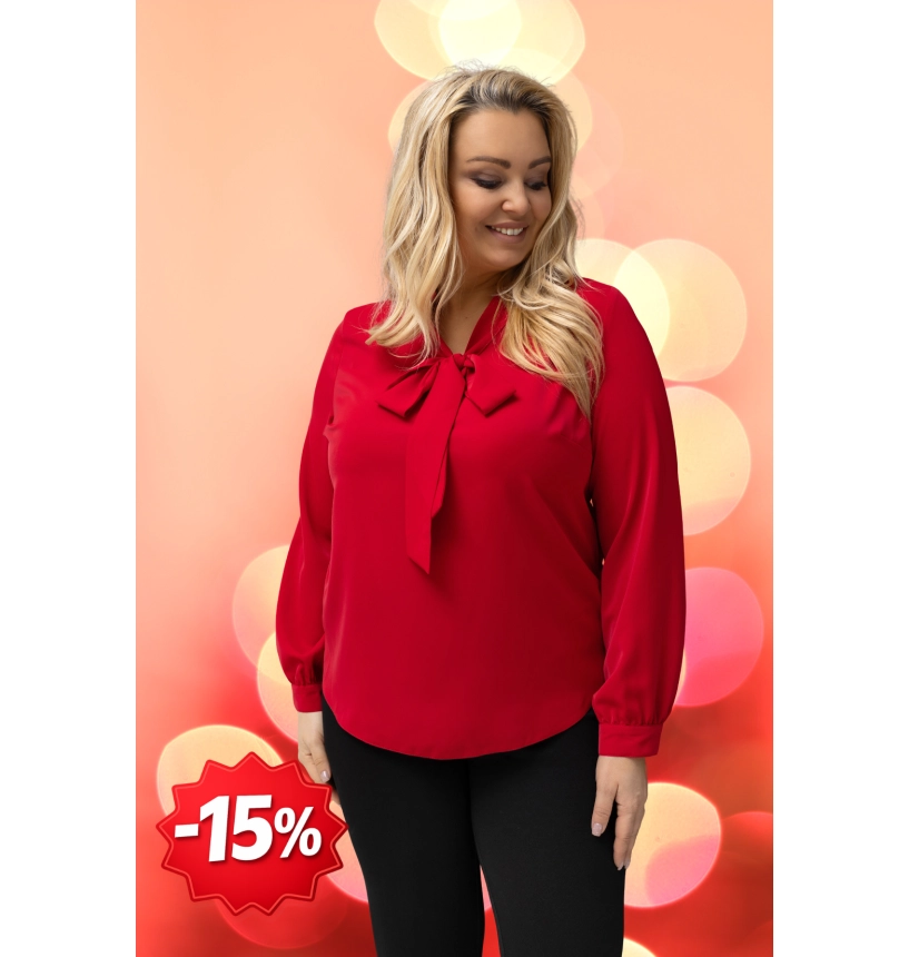 M46208 BLUZKA AMELIA CZERWONA